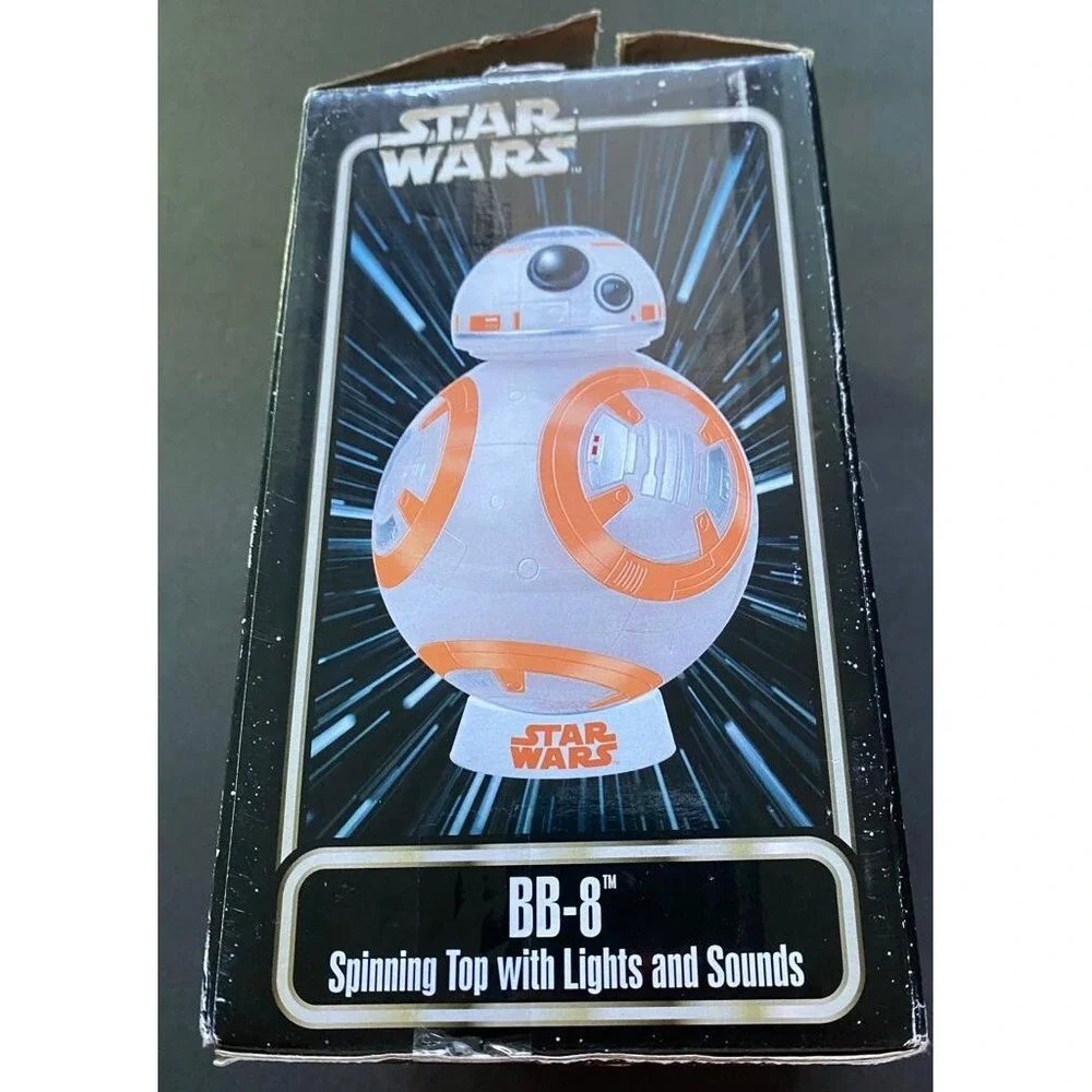 Disney Parks BB 8 Spinning‎ Top Star Wars The Force Awakens Lights And Sounds
